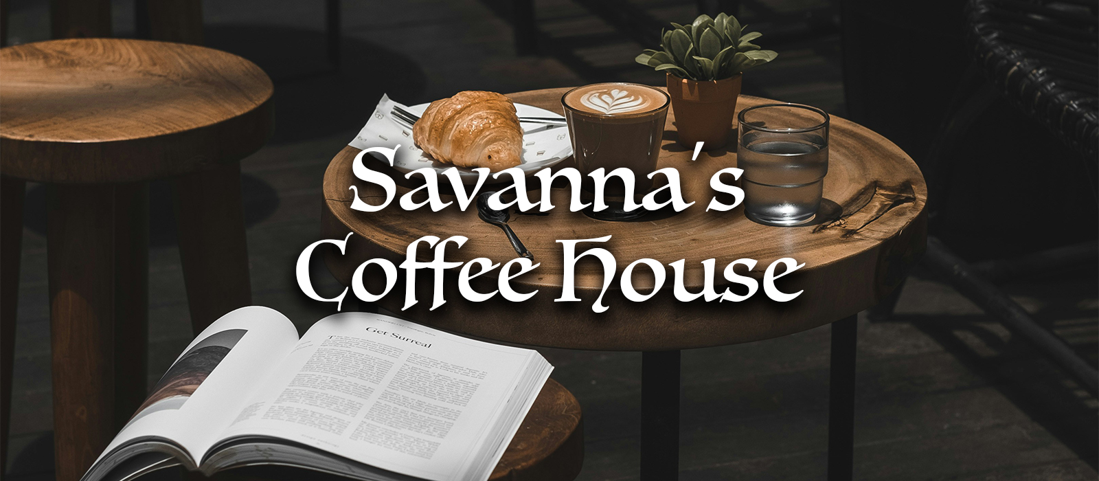 Savanna's Coffee House Banner
